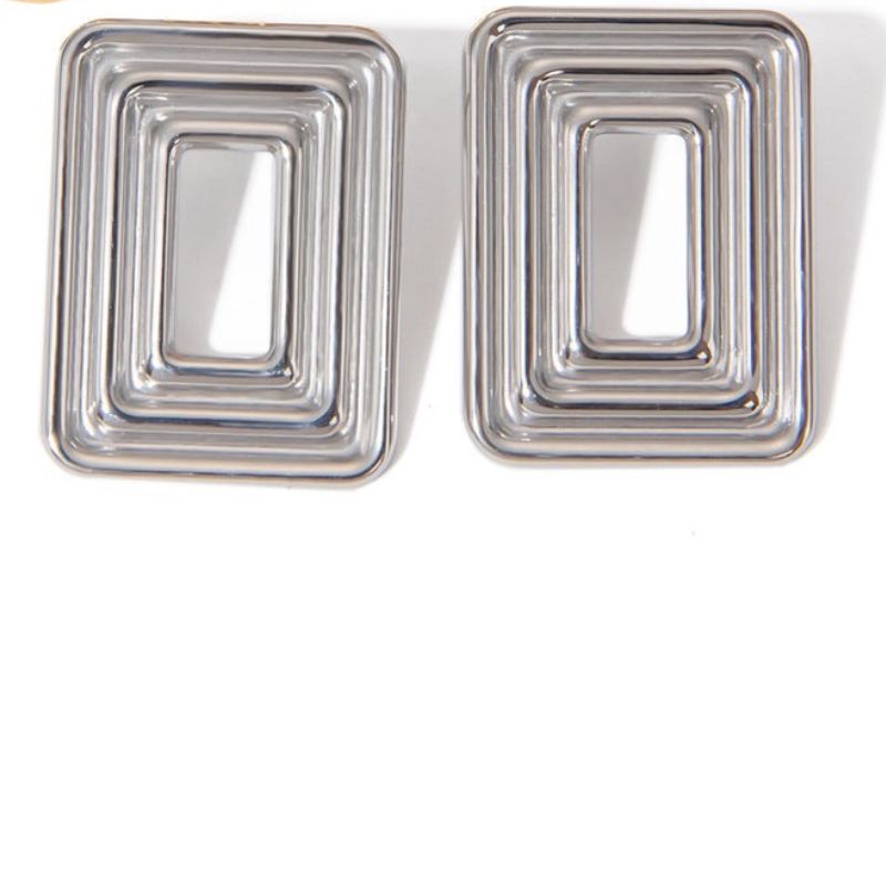 Cercei inox dreptunghiulari 12.3 g