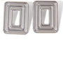 Cercei inox dreptunghiulari 12.3 g