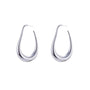 Cercei inox statement oval 13,6 g