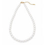 Colier imitatie perle din otel inoxidabil placat cu aur 18K